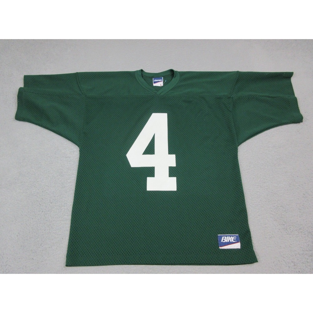 Vintage Green Bay Packers Jersey Mens Large Green NFL Football Brett Favre BIKE